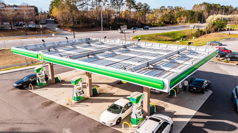 Revitalize Your Business: Enhancing Your Gas Station Island Canopy